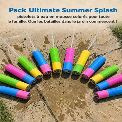 8Pcs Pistolet À Eau, Pistolet À Eau Enfant En Mosse Ouet D'Eau Canon À 8Pcs Pistolet À Eau, Pistolet À Eau Enfant En Mosse Ouet D'Eau Canon À
