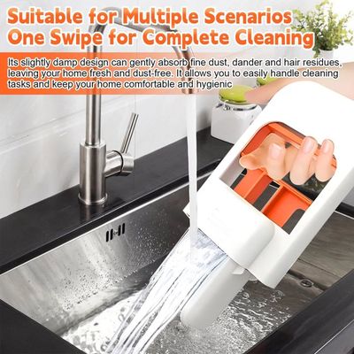Mini Balai éponge Auto-essorant Portable - Pour Salle De Bain, Table, Voiture - Dimensions 15x14 Cm, éponge Incluse - 4