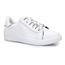basket blanche lacet noir