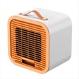 Climatiseurs Portables, Mini Climatiseur Personnel par Évaporation, Ventilateur D'Unité AC Portable pour Pièce Orange