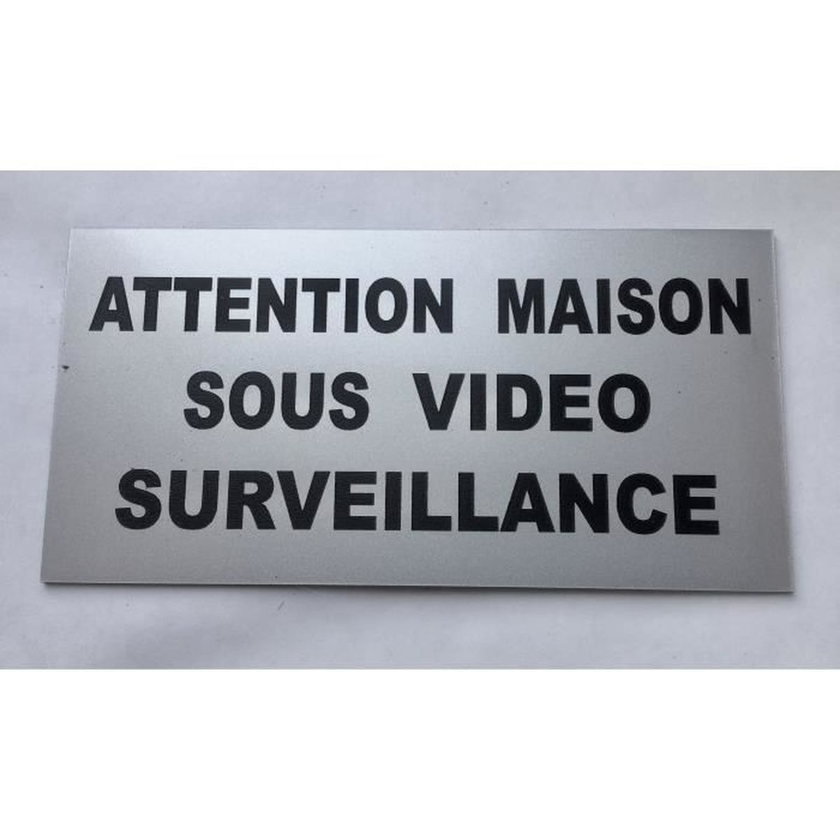 Panneau adhésif "MAISON SOUS VIDEO SURVEILLANCE" format 150 x 300 mm SIGNALÉTIQUE Cdiscount