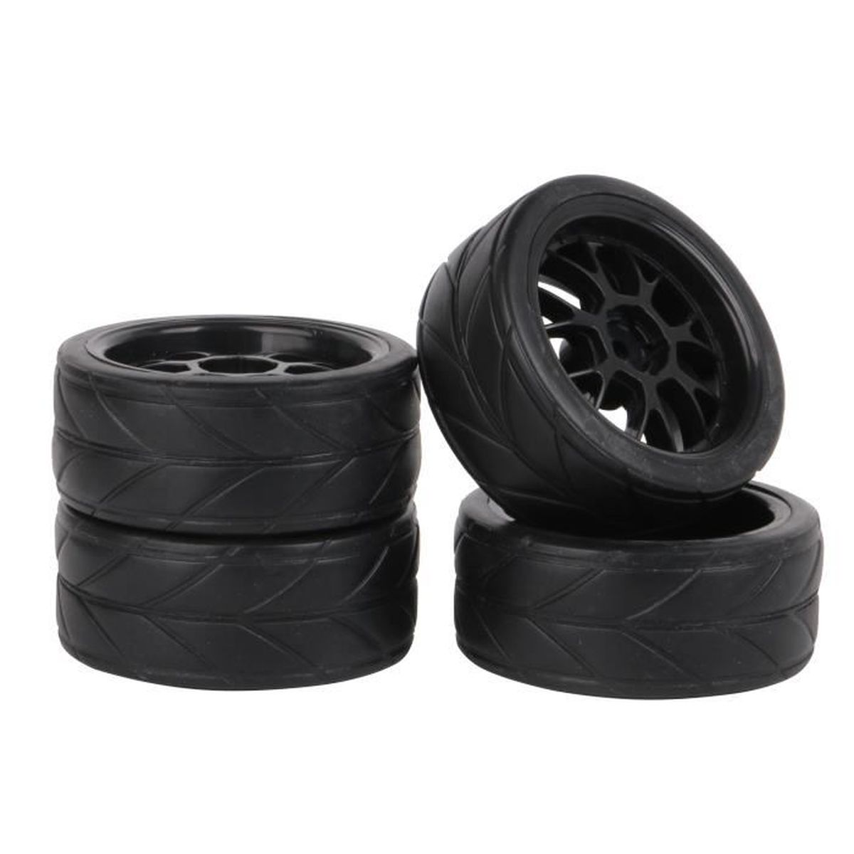 Kit Jantes Et Pneus 8 Pouces 200x45 Pour Scooter électrique - Adhérence Renforcée Avec Moyeu Et Roulements