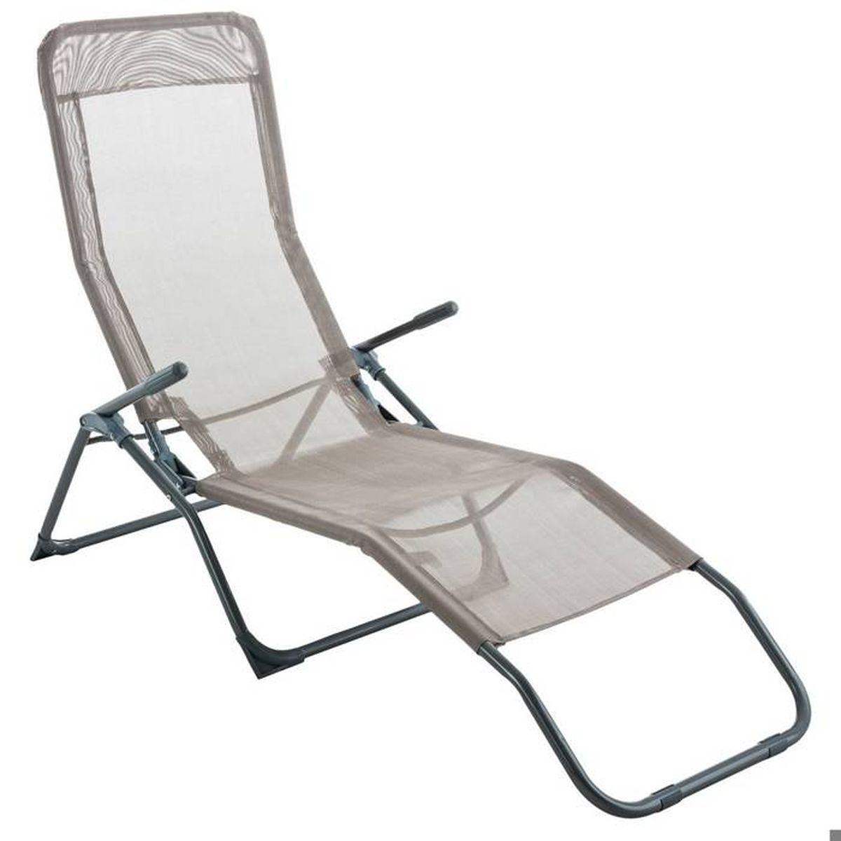 Transat Chaise Longue Siesta Taupe Achat Vente Chaise Longue Transat Chaise Longue Siesta Cdiscount