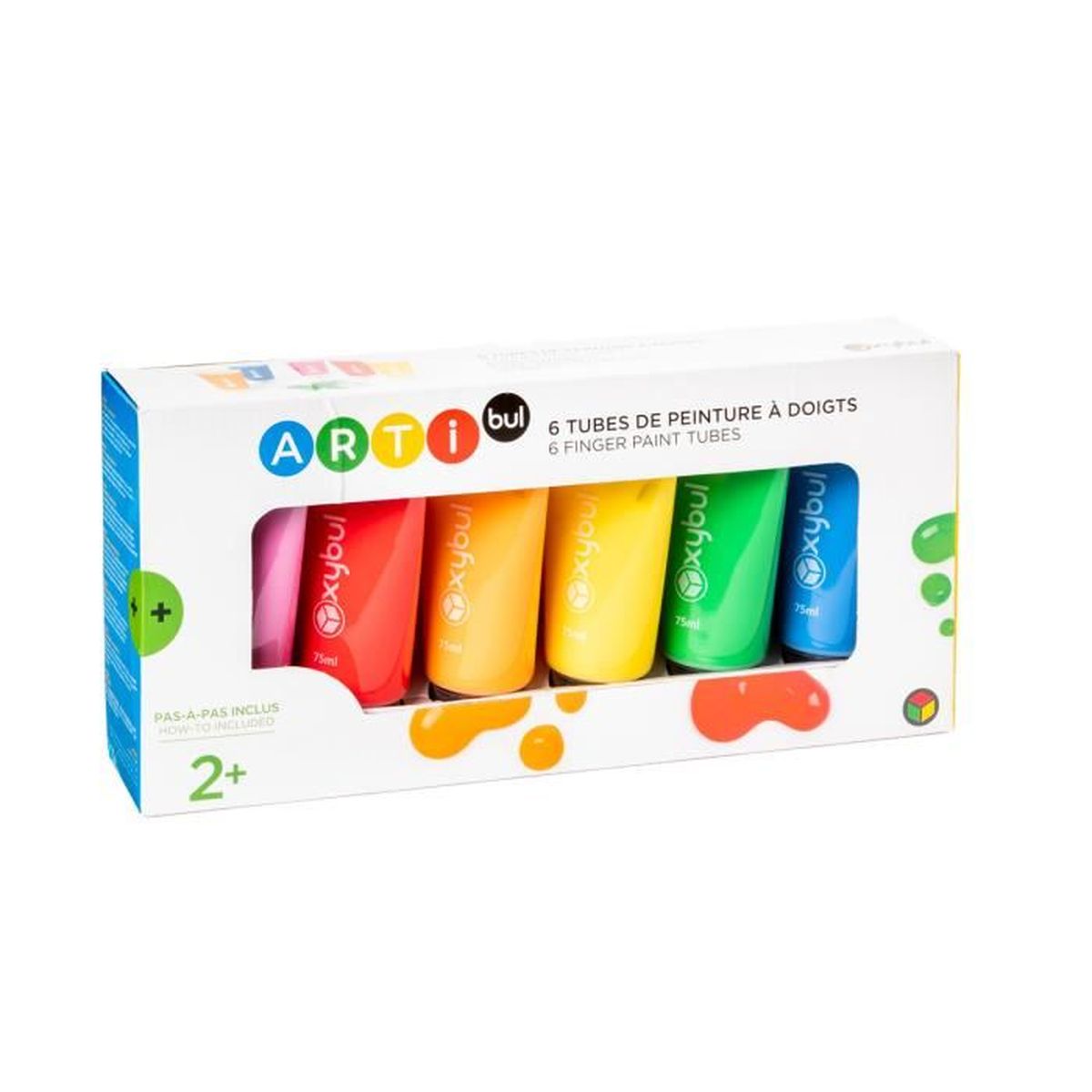 Oxybul 6 Tubes De Peinture A Doigts Cdiscount Jeux Jouets