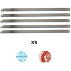 DIAMWOOD EXPERT EN EQUIPEMENT Scie manuelle de boucher à os Pro L. 450 x Ht. 20 x pas 2,5 mm en acier inoxydable - Diamwood Platinum