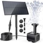 AUTREMENT Fontaine à eau solaire avec piquet Kit de pompe à eau pour bain d39oiseaux extérieur étang piscine jardin aquariu Upgraded version