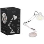 Lampe de bureau - Edo Solutions - PIXI - Blanche - E27 - Réglable avec clip