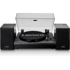 Platine vinyle - LENCO - LS-300BK - Bluetooth, 2 haut-parleurs externes, Noir