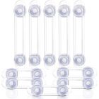 MINGMEI Bloc Placard Bébé Sécurité Enfant - Postuler à Armoires, Tiroirs, Réfrigérateurs, Avec Adhésif, Facile à Installer(12 Pièces)