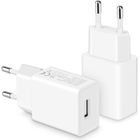 SANAG Prise Usb 5V1A (Blanc, Pack De 2), Embout Chargeur Usb 5W, Adaptateur Secteur Usb Pour Téléphones Portables, Tablettes, Power[J391]