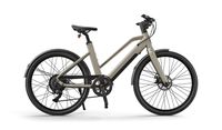 Vélo électrique 26 pouces -Keskin CBIKE1V - Shimano 8 vitesses - Batterie amovible 36V - Moteur 250W -Ecran LCD - Bluetooth - Beige