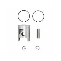 Piston 50 a boite adaptable minarelli 50 am6 pour cylindre adaptable diam 40,00mm -p2r qualite premium-