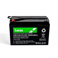 Batterie Plomb étanche Stationnaire et Cyclage Lucas VRLA AGM LSLC125-12 12V 125Ah