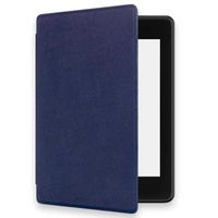 OCIODUAL Étui Coque Housse avec Aimant pour Kindle Paperwhite Résistant à l'Eau Bleu Fonce Réveil-Dormir Automatiques