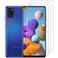 [3 Pack] Verre Trempé Samsung Galaxy A21s, Film Protection en Verre Trempé [Ultra Résistant Dureté 9H] pour  Samsung Galaxy A21s