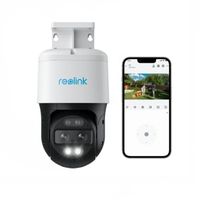 Reolink Caméra Surveillance Trackmix Series M82S 8MP PoE,Double vue & double suivi,Zoom 6X,Vision Nocturne,Détection Intelligente