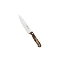 TRAMONTINA Couteau de chef Landhaus, 20cm, Inox et bois, Marron