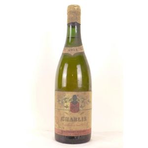 VIN BLANC chablis simonnet-febvre  blanc 1954 - bourgogne