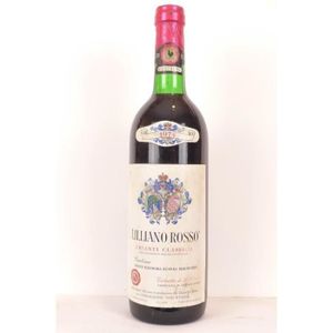 VIN ROUGE chianti classico lilliano rosso rouge 1974 - tosca