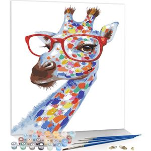 Peinture Par Numéro Adulte Avec Cadre Girafe Et Chewing Gum - Activité  Manuelle Kit De Loisir Créatif Diy Numéro D'Art Compl[u3822] - Cdiscount  Beaux-Arts et Loisirs créatifs