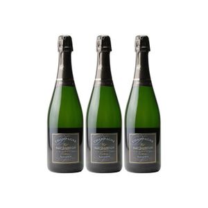 CHAMPAGNE Champagne Blanc de Noirs Blanc - Lot de 3x75cl - Champagne Daubanton - Cépage Pinot Noir