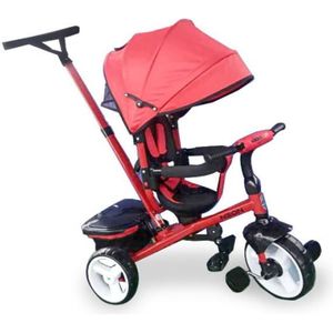 TRICYCLE Tricycle évolutif pour bébé/enfant NEON Rouge