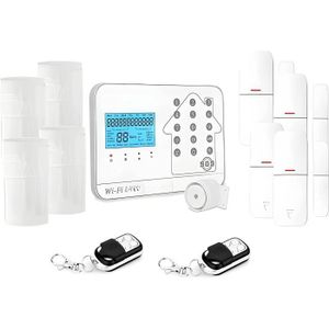 KIT ALARME Kit Alarme Maison Connectée Sans Fil Wifi Box Inte