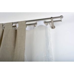 Support Tringle Rideau Chemin De Fer Tringle Double Fer Forge En Kit D20 Modele Anneaux Achat Vente