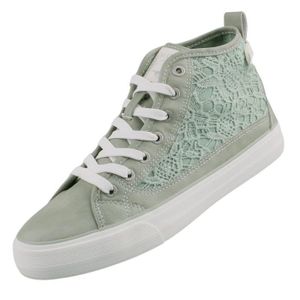 BALLERINE Baskets montantes Mustang Femme Vert - MUSTANG - 1