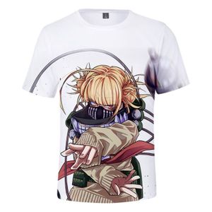 M H10 Monifuon My Hero Academia T-Shirt T-Shirt Anime Imprim/é en 3D /à Manches Courtes O-Neck Tops d/ét/é pour Femmes Filles