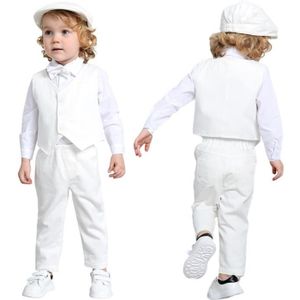 Costume blanc bébé baptême mariage thème blanc et marine