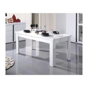 Table Blanche Salle A Manger Achat Vente Pas Cher