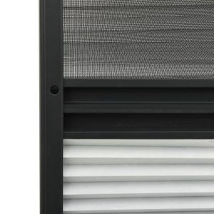 MOUSTIQUAIRE OUVERTURE Moustiquaire plissée pour fenêtre Aluminium 60x80c