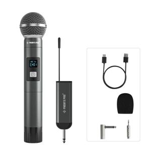 MICROPHONE - ACCESSOIRE Kit de microphone à batterie aste sans fil simple 