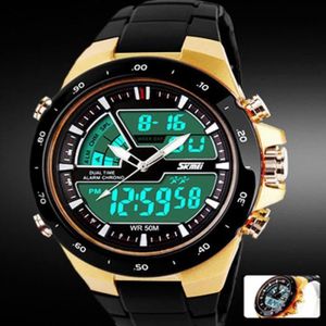 Montre Homme Sport Numérique Hommes Montres Reloj Hombre Deux Temps Chrono  Réveil Horloge Mode MONTRE OUTDOOR - MONTRE MARINE , - Achat/vente montre -  Cdiscount