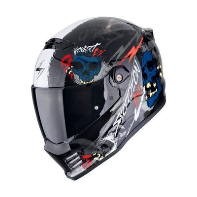 Casque moto intégral Scorpion Covert FX Skullz