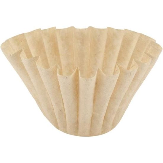 500 Filtres à Café Percolateur 3,75 Pouces | Non Blanchis, Marron - Compatible Machines Café