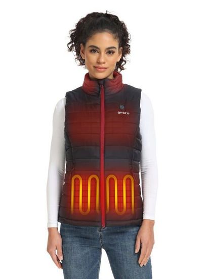 Gilet Chauffant Sans Manches électrique - 3 Niveaux De Chaleur, Polyester, Pour Homme Et Femme