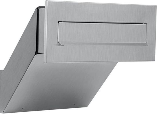 Boîte aux lettres encastrable 100 % acier inoxydable V2A.[Z732