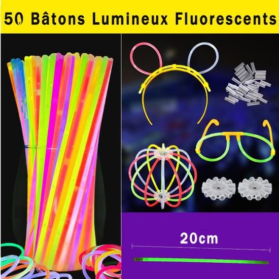 6 Clips Pour Bâtons Fluorescents - Supports Pour Canne à Pêche - Neufs