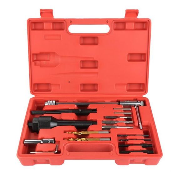 Kit Réparation Filetage Bougie Préchauffage - Outils Complets Avec Inserts M8 M10 M12 M14
