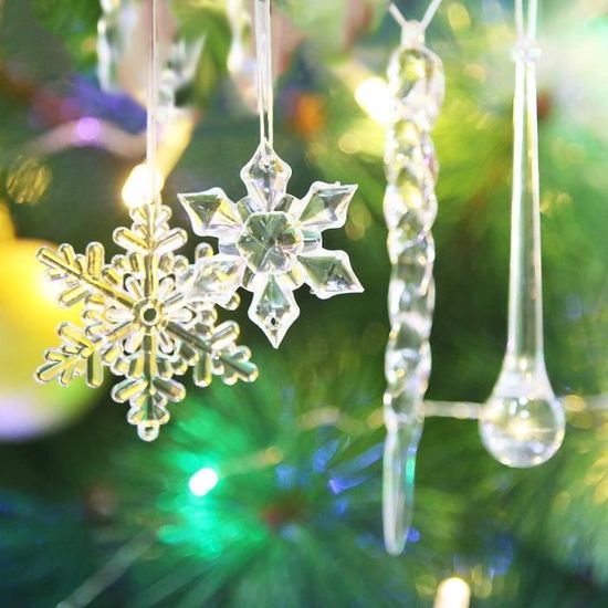 Kit Accessoires Photo De Noël & Hiver - Lot De 25 éléments (bonhommes De Neige, Flocons) Avec Bâtons Et Colle