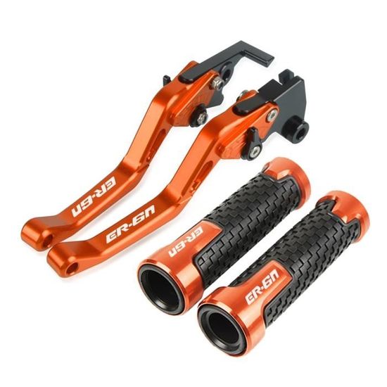 Levier D'embrayage Et Frein Courts Kawasaki ER6-N – Titanium – Neufs Fabriqués En France