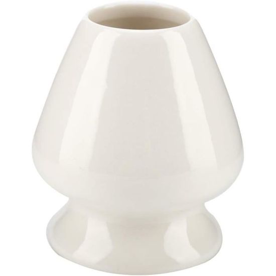 Support Céramique Fouet Matcha – Chasen Stand Vert, Garde La Forme Du Bambou, Séchage Parfait Anti-Moisissure