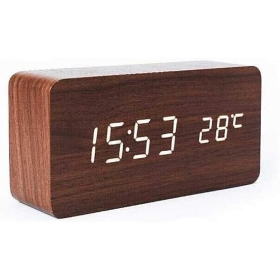 NEWGATE® Charlie Bell Echo réveil | Version Moderne de l'Horloge Classique à Cloche jumelle