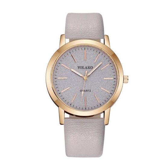 Bracelet De Montre En Cuir GALPADA Pour Femme – Boucle Réglable, Cuir Souple, Style Vintage, Or Ou Brun, Remplacement De Bracelet