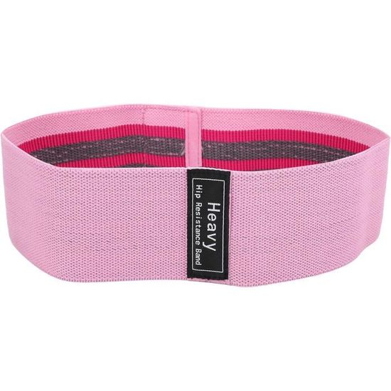 Bande Élastique De Yoga 8 Anneaux - Étirement Fitness, Yoga, Pilates - Rose - 8