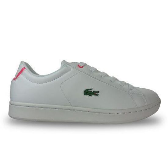 chaussure lacoste rose