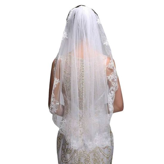 Lot De 2 Voiles De Mariée Courts En Maille Blanche – Pour Déguisement, Soirée Ou Photographie | Accessoire Léger Et Élégant - 5