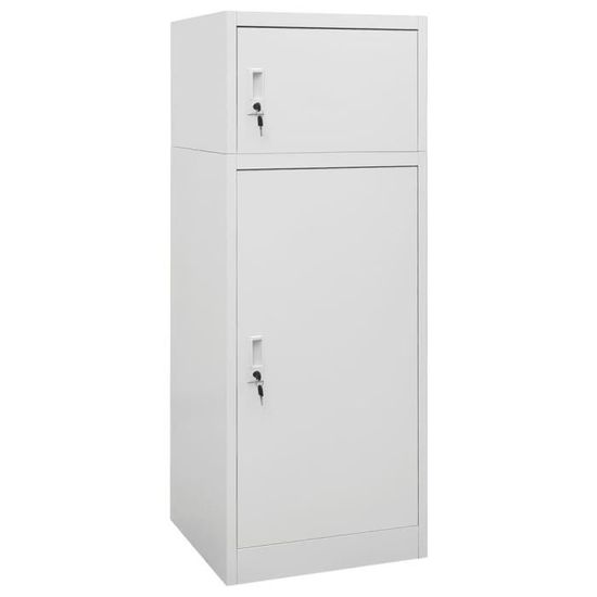 Armoire à Selles Blanc 53x53x140 Cm Acier - Leroy Merlin